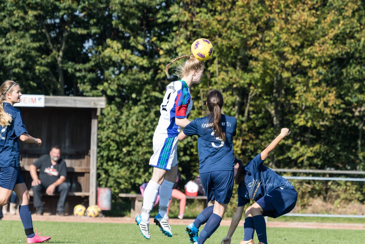 Bild 190 - B-Juniorinnen Krummesser SV - SV Henstedt Ulzburg : Ergebnis: 0:3